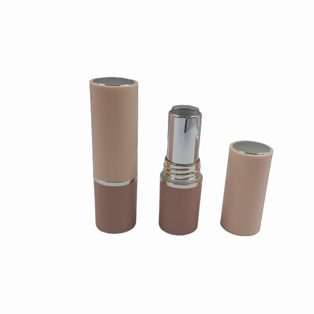 Round Airtight Matte Frost Finish Customized Color Lipstick Tube With 12.1mm Cup