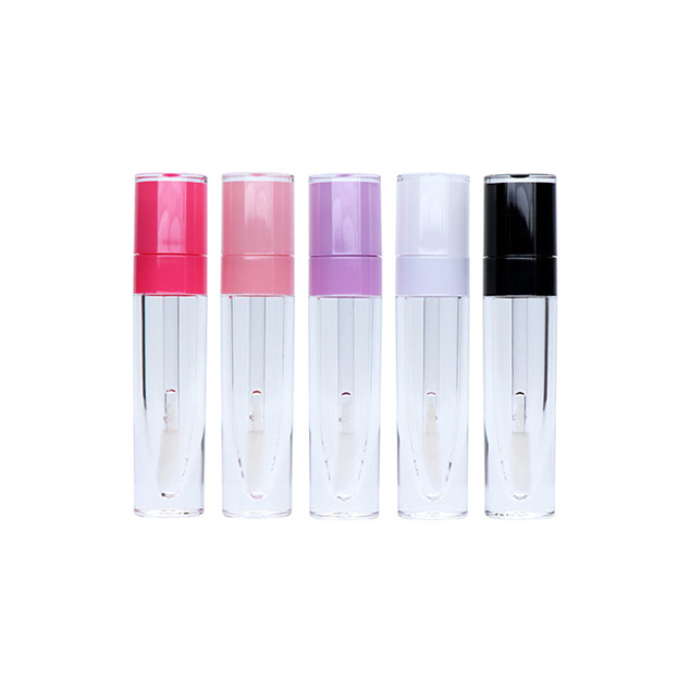 Special Design Custom Color Cap As Clear Lip Gloss Containers