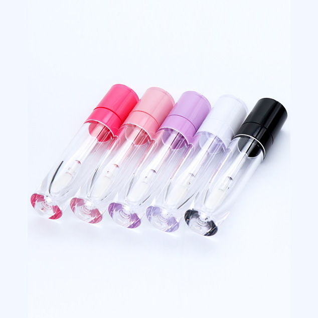 Special Design Custom Color Cap As Clear Lip Gloss Containers