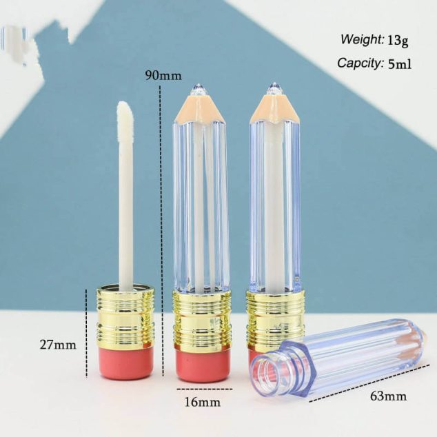 Wholesale 5ml Lip Gloss Tubes Custom Lip Gloss Containers Lip Gloss  Packaging