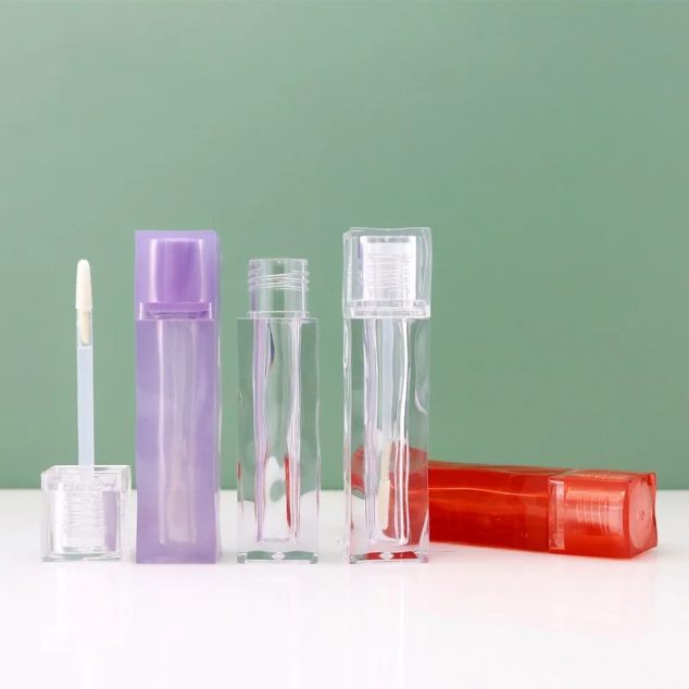 New Water Wave Multi Color Transparent Lip Gloss Tubes Cosmetic Tubes