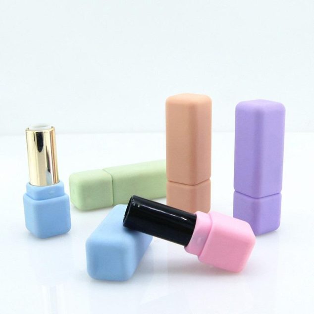 New Multi-Color Rubber 9mm Lipstick Tube Empty Lipstick Tube