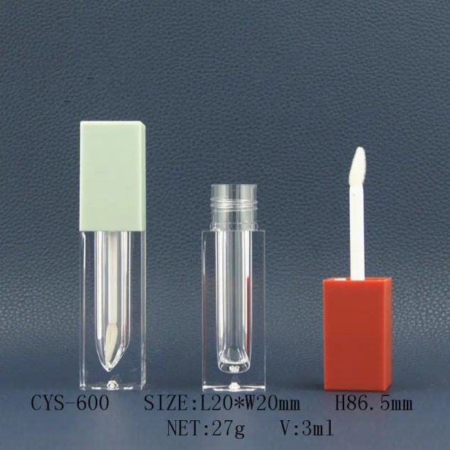 Multi-Color Frosted Cover Transparent Lip Gloss Tube Empty Tube Cosmetic Tubes