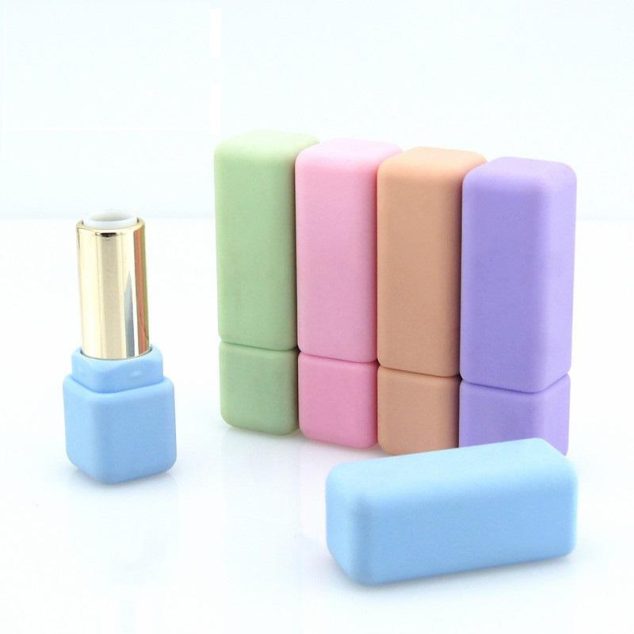 New Multi-Color Rubber 9mm Lipstick Tube Empty Lipstick Tube