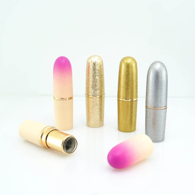 Custom Round Luxury 3.8g Empty Lipstick Tube Lipstick Tubes Containers