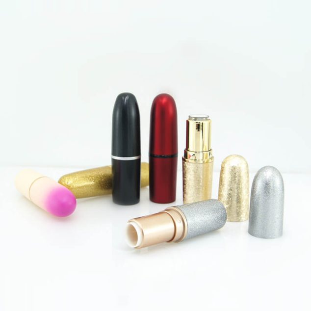 Custom Round Luxury 3.8g Empty Lipstick Tube Lipstick Tubes Containers