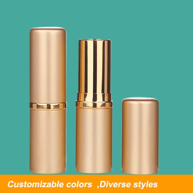 Custom Round Luxury  Empty Lip Stick Tube Lipstick Tubes Containers