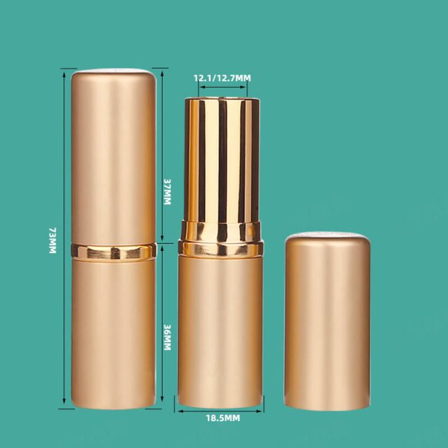 Custom Round Luxury  Empty Lip Stick Tube Lipstick Tubes Containers