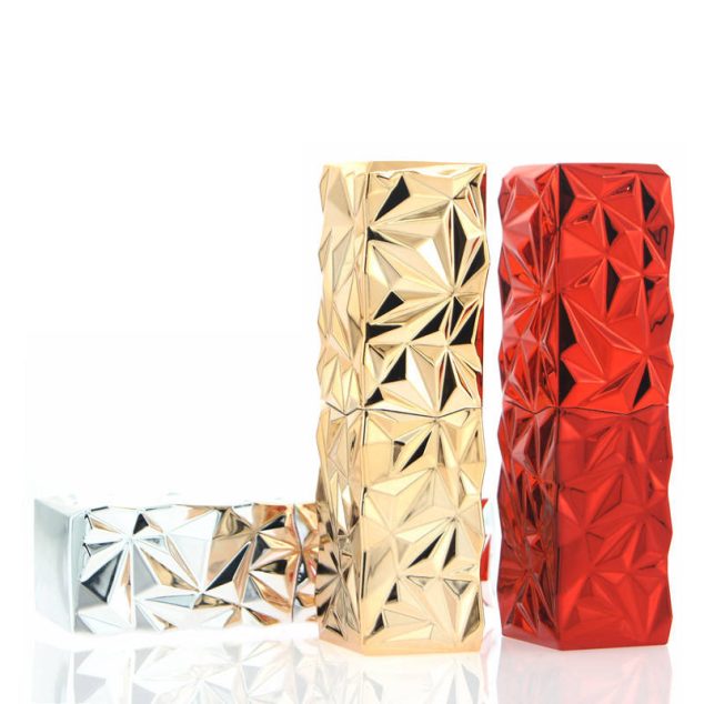 Red Glitter Lipstick Tube Private Label Gloden Lipstick Tube Lipstick Containers