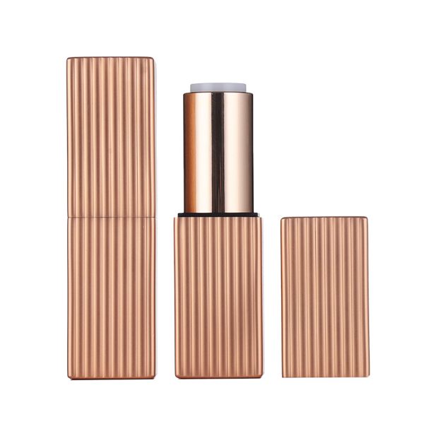 Manufacturers Custom Gold Matte Texture Lipstick Containers Lipstick Empty Tube