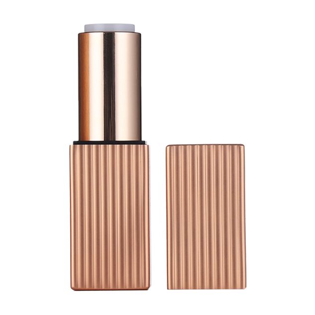 Manufacturers Custom Gold Matte Texture Lipstick Containers Lipstick Empty Tube