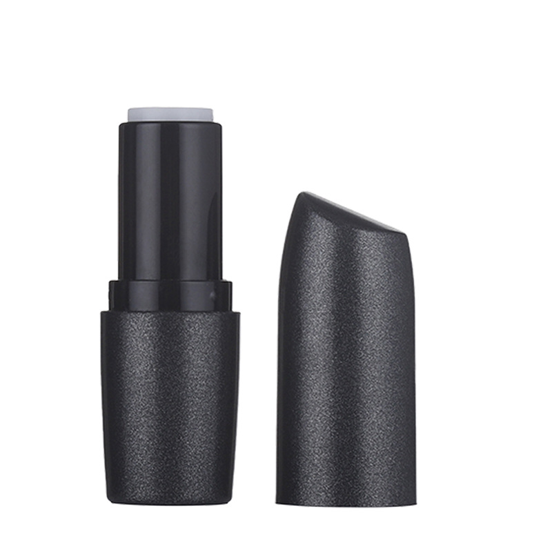 Manufacturers Custom Black  Matte Texture Lipstick Tube Lipstick Empty Tube