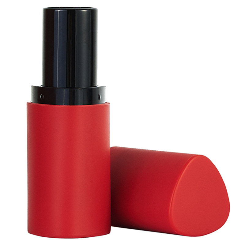 Custom Round Luxury 3.8g Red Empty Lipstick Tube Lipstick Tubes Containers