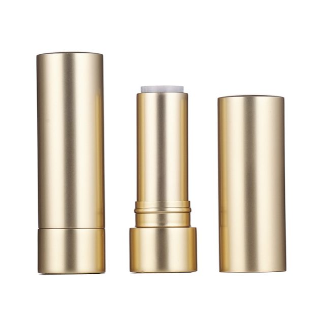 Lipstick Tube Wholesale Empty Lipstick Containers Gold Round Lipstick Tube