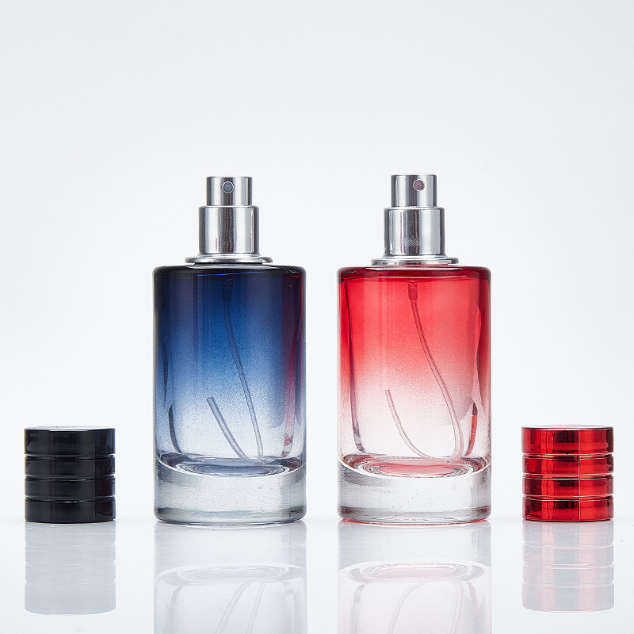 30ml 50m Thickened Colored Glass Perfume Bottles with Fine Mist, Customizable Perfume Bottles and Packaging Materials