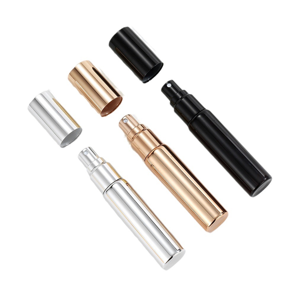 10ml Glass Body Perfume Bottle with Aluminium Electroplated Sprayer, Elegant and Portable Spray Bottle for Perfume Refill, Wholesale - Perfume Bottle Supplier
